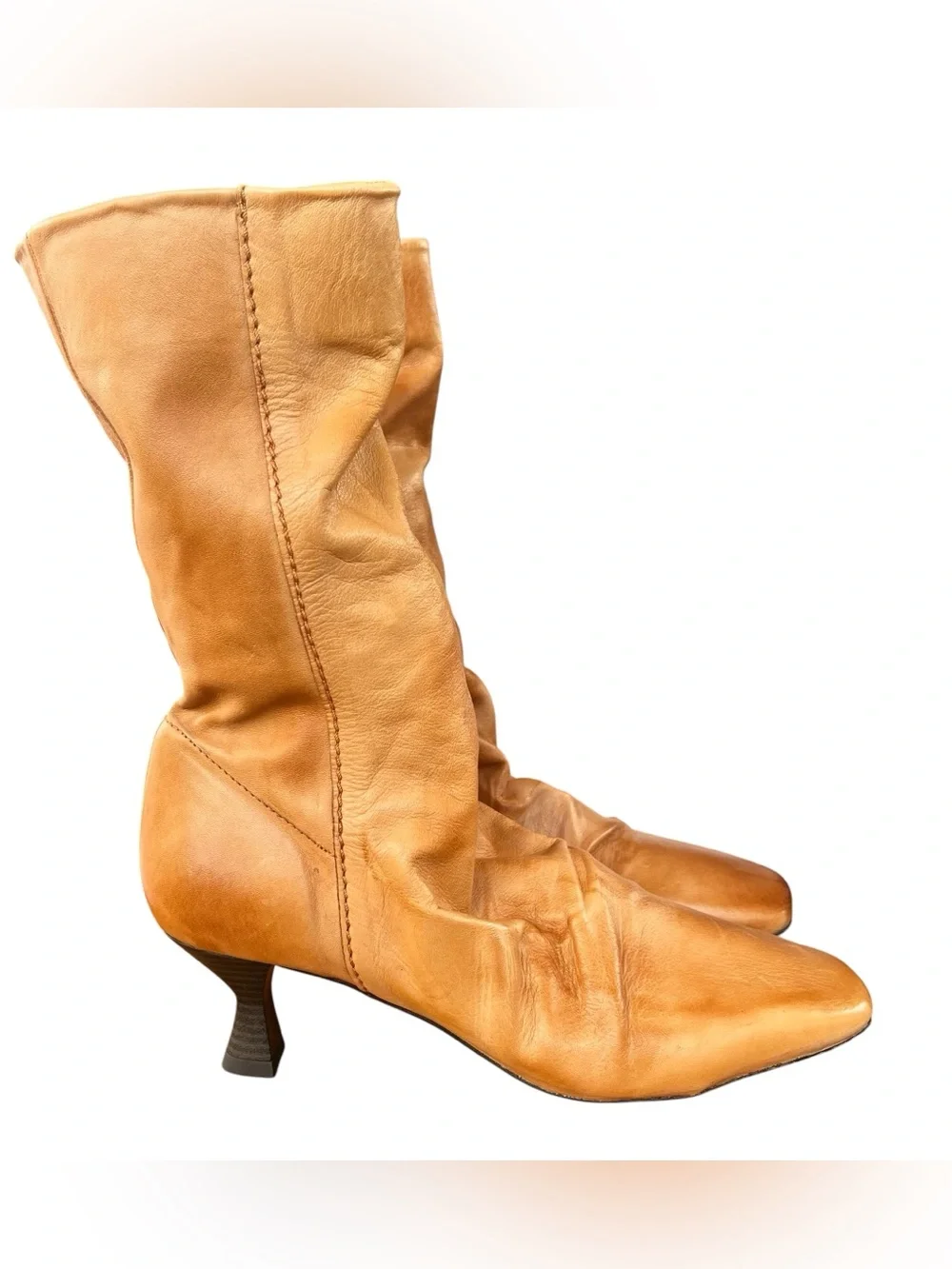 Free People Mercella Square Toe Slouchy Boots Size 39 US 8.5